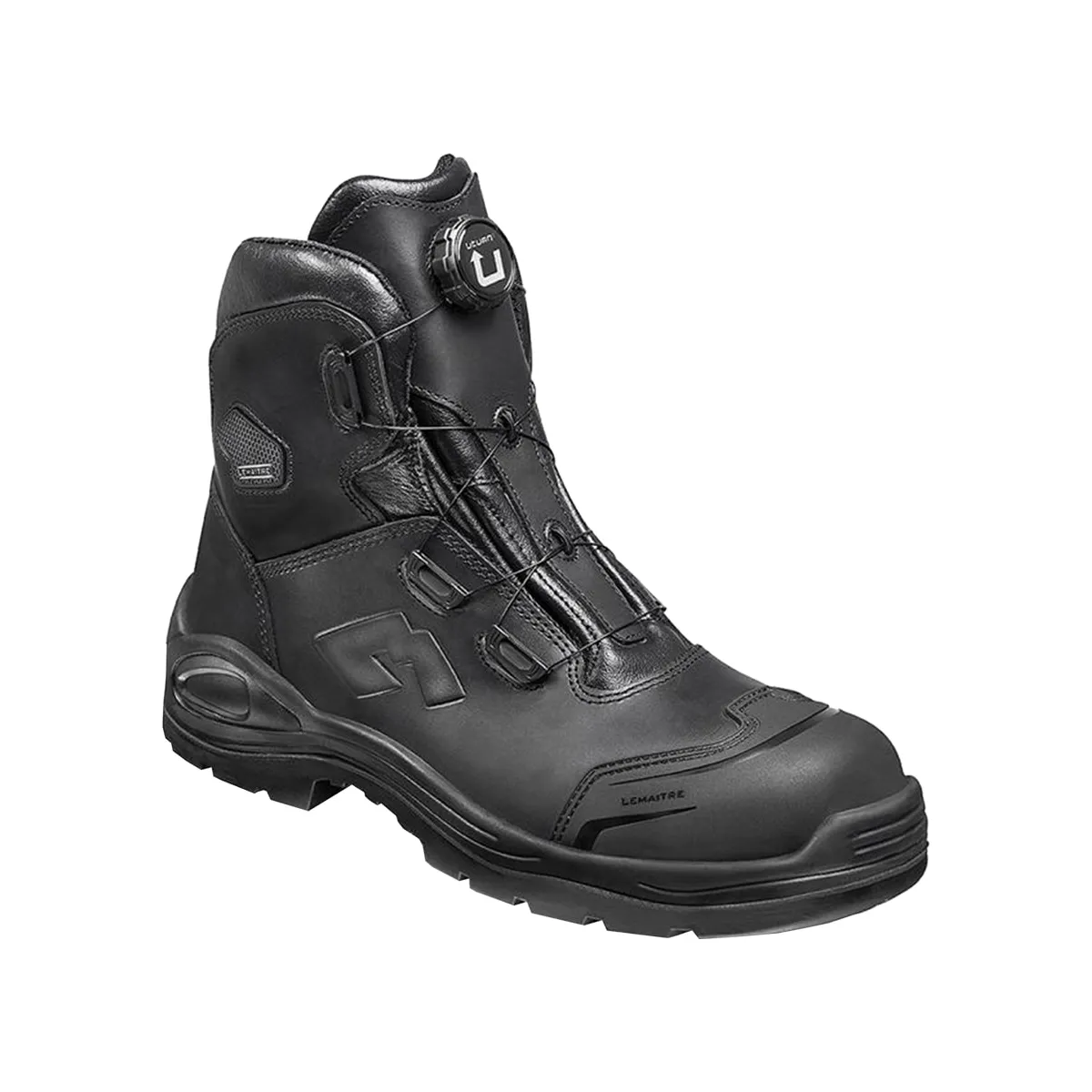 Lemaitre Balder S3 High U Turn Safety Boot — Black